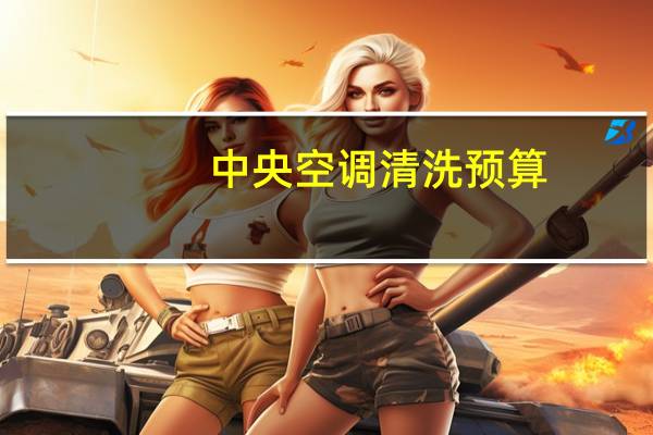 中央空调清洗预算