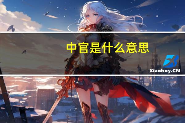 中官是什么意思