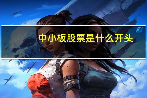 中小板股票是什么开头