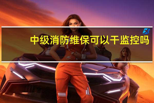 中级消防维保可以干监控吗