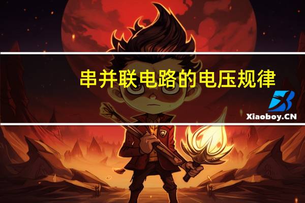 串并联电路的电压规律