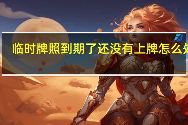 临时牌照到期了还没有上牌怎么处理