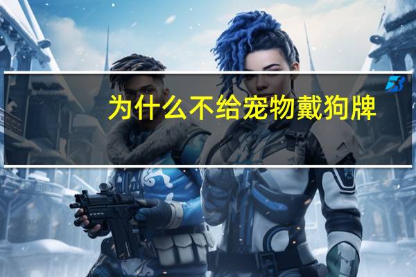 为什么不给宠物戴狗牌