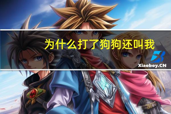 为什么打了狗狗还叫我