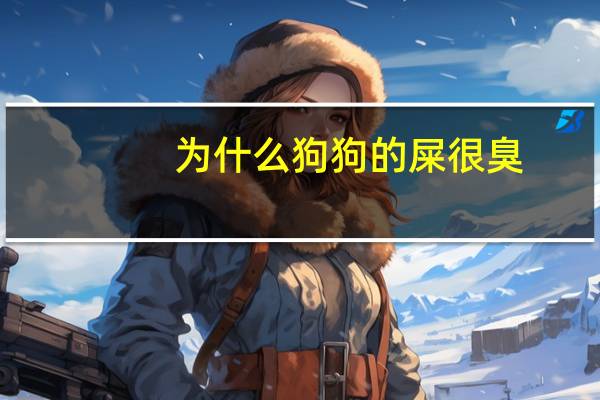 为什么狗狗的屎很臭