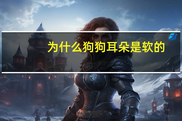 为什么狗狗耳朵是软的