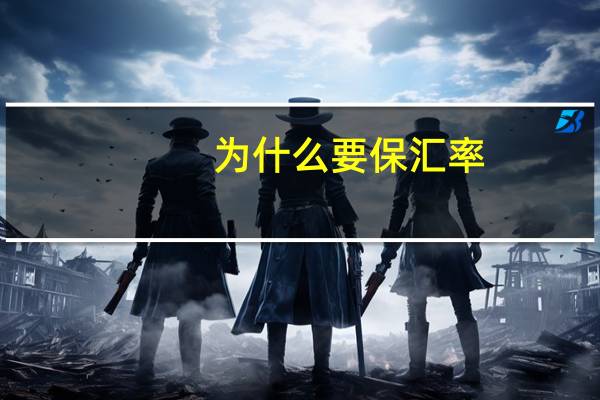 为什么要保汇率