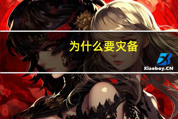 为什么要灾备