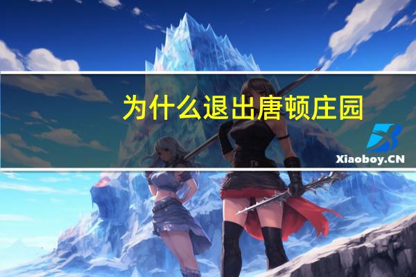 为什么退出唐顿庄园