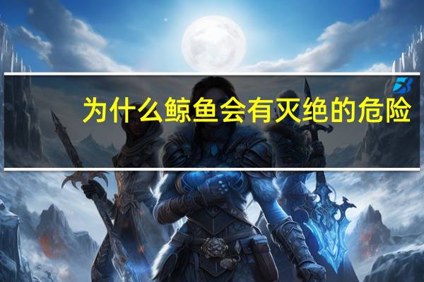 为什么鲸鱼会有灭绝的危险