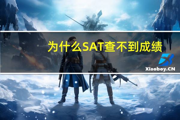 为什么SAT查不到成绩