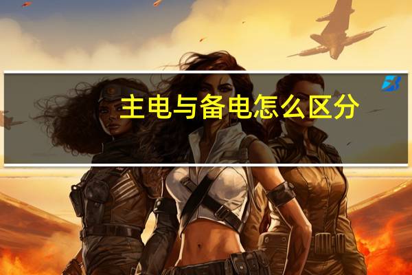 主电与备电怎么区分