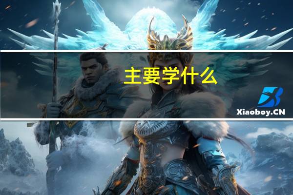 主要学什么