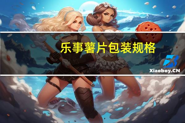 乐事薯片包装规格