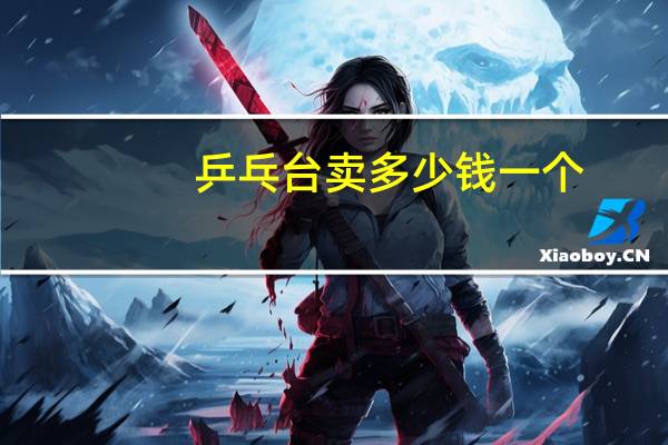 乒乓台卖多少钱一个