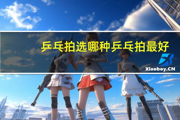 乒乓拍选哪种乒乓拍最好