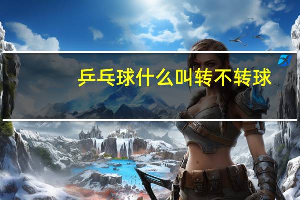乒乓球什么叫转不转球