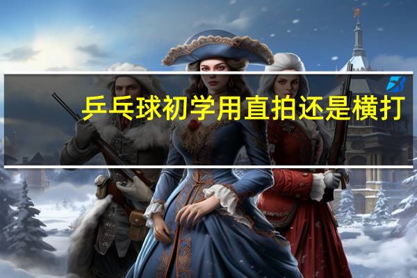 乒乓球初学用直拍还是横打