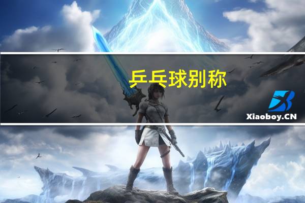 乒乓球别称