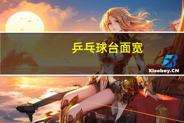 乒乓球台面宽