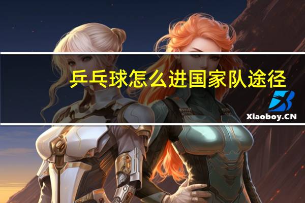 乒乓球怎么进国家队途径