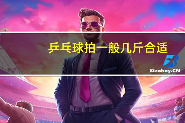 乒乓球拍一般几斤合适