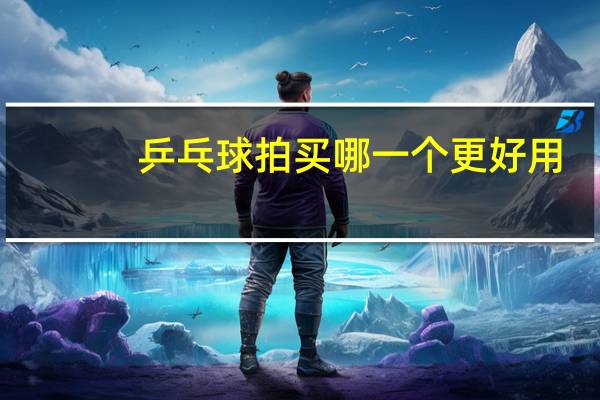 乒乓球拍买哪一个更好用