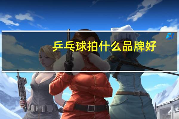 乒乓球拍什么品牌好
