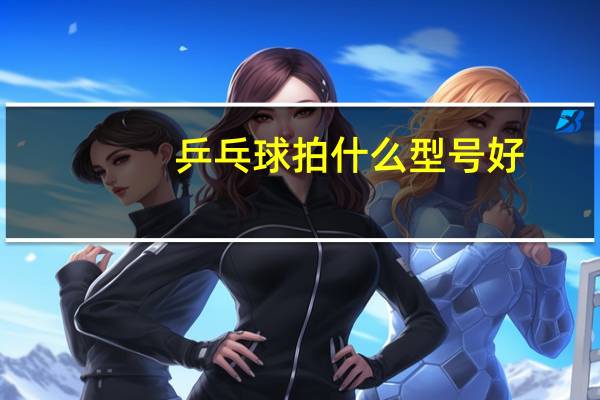 乒乓球拍什么型号好