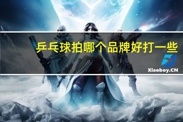 乒乓球拍哪个品牌好打一些