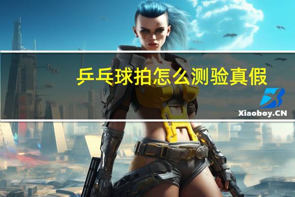 乒乓球拍怎么测验真假