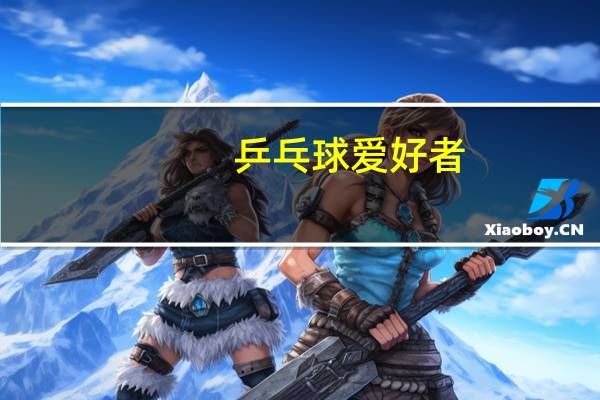 乒乓球爱好者
