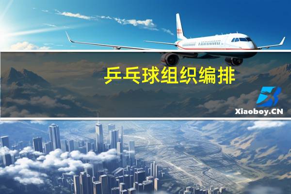 乒乓球组织编排