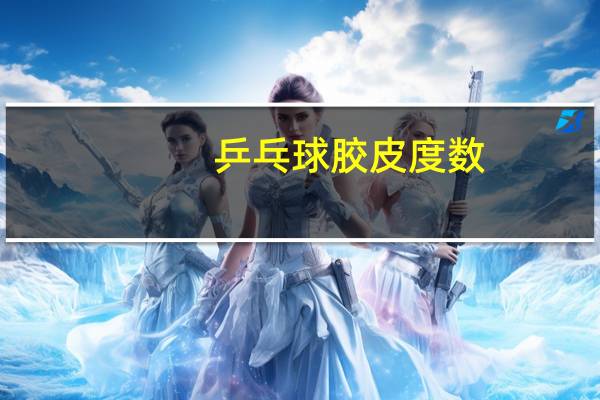 乒乓球胶皮度数