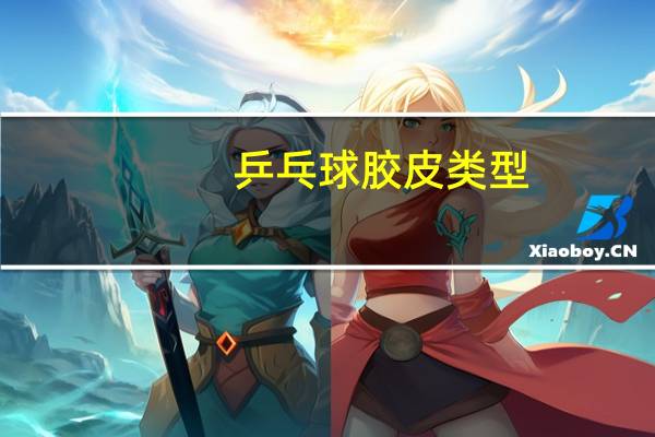 乒乓球胶皮类型