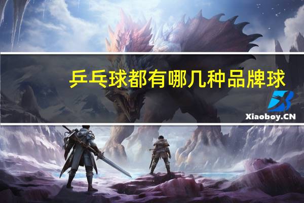 乒乓球都有哪几种品牌球