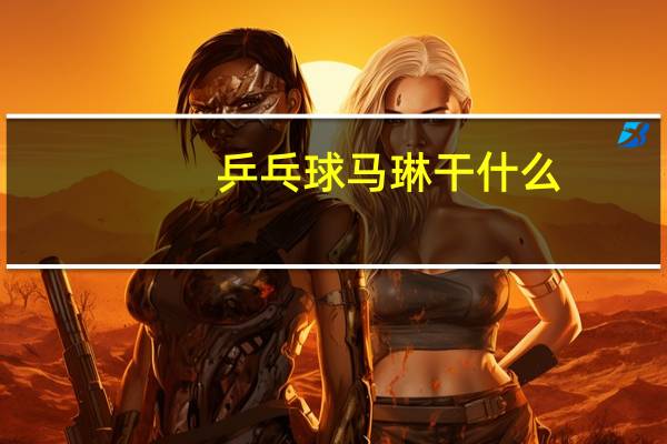 乒乓球马琳干什么