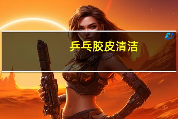 乒乓胶皮清洁