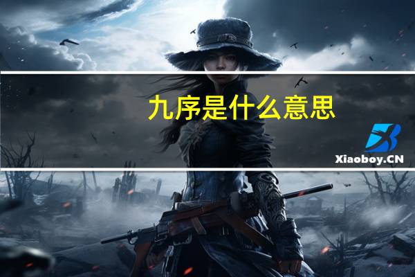 九序是什么意思