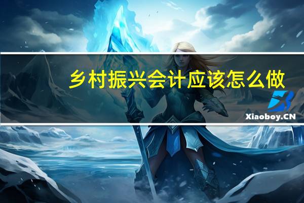 乡村振兴会计应该怎么做