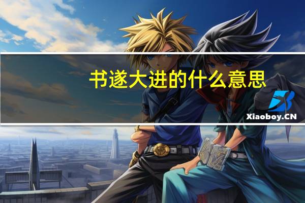 书遂大进的什么意思