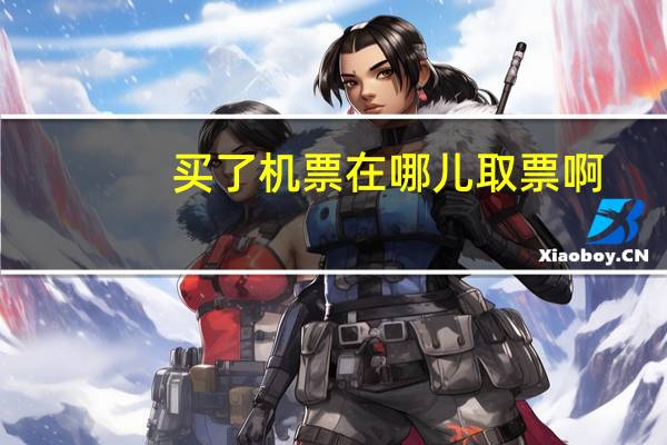买了机票在哪儿取票啊