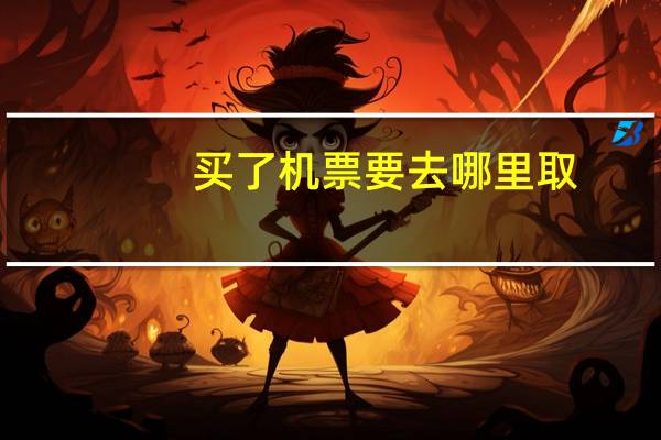 买了机票要去哪里取