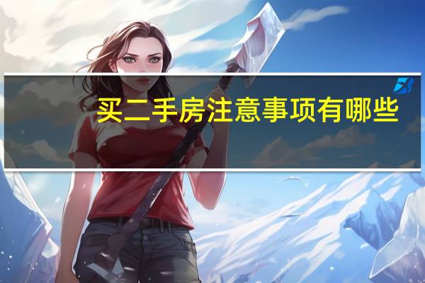 买二手房注意事项有哪些