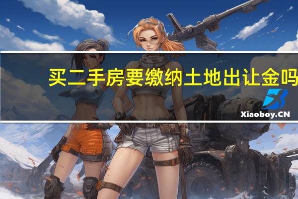 买二手房要缴纳土地出让金吗