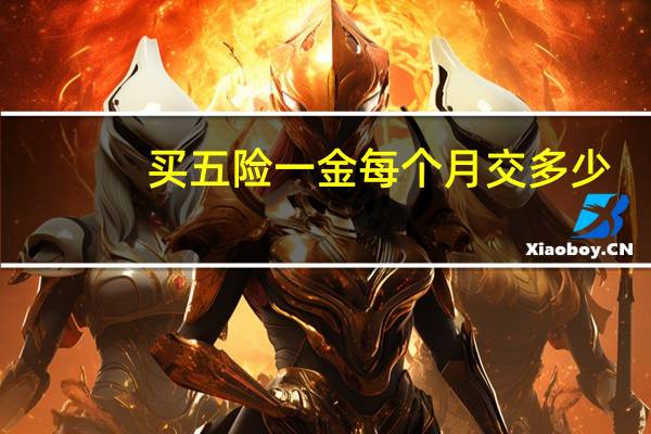 买五险一金每个月交多少