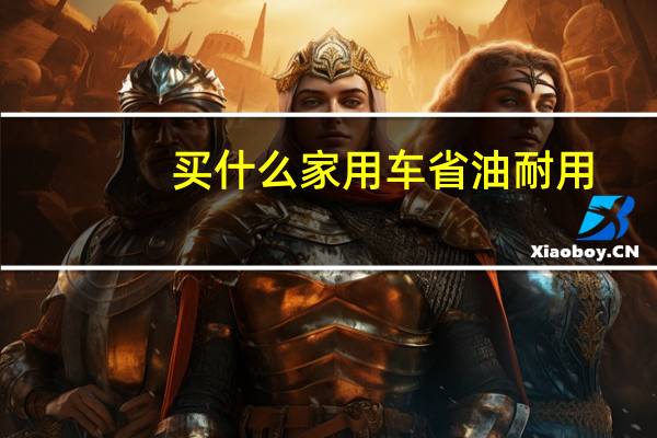 买什么家用车省油耐用