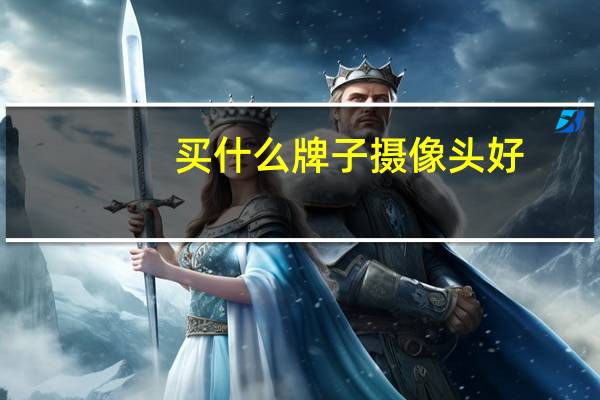 买什么牌子摄像头好