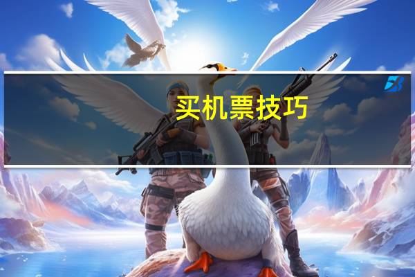 买机票技巧