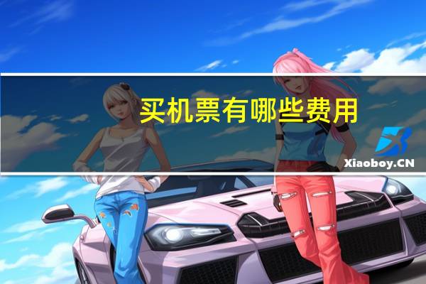 买机票有哪些费用